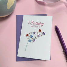 Load image into Gallery viewer, Birthday Wishes Handmade Card