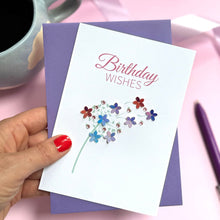 Load image into Gallery viewer, Birthday Wishes Handmade Card