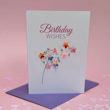 Load image into Gallery viewer, Birthday Wishes Handmade Card