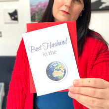 Load image into Gallery viewer, Best Husband In The World Valentine's Day Card