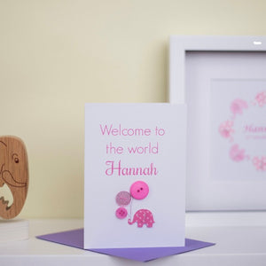 Personalised New Baby Card