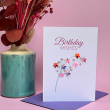 Load image into Gallery viewer, Birthday Wishes Handmade Card