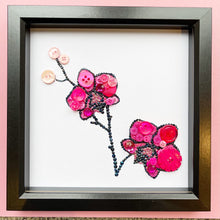 Load image into Gallery viewer, Pink Orchid Button Art