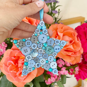 Star button art Lavender House Gift Company