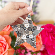 Load image into Gallery viewer, Star Hanging Decoration - Grey