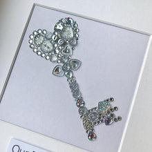 Load image into Gallery viewer, Housewarming button art key framed picture.