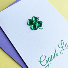 Load image into Gallery viewer, Good Luck Handmade Card