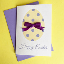 Load image into Gallery viewer, Happy Easter Card - Easter Egg A6 Handmade Card