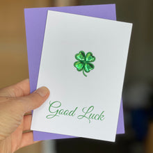 Load image into Gallery viewer, Good Luck Handmade Card