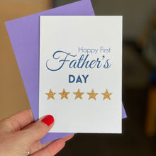 Load image into Gallery viewer, Happy First Father's Day Card