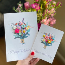 Load image into Gallery viewer, Mother&#39;s Day Card - Bouquet of flowers