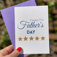 Load image into Gallery viewer, Happy First Father's Day Card
