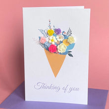 Load image into Gallery viewer, Thinking of you handmade card