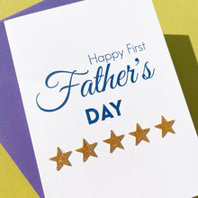 Load image into Gallery viewer, Happy First Father's Day Card