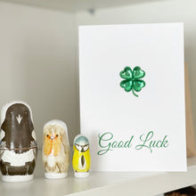Load image into Gallery viewer, Good Luck Handmade Card