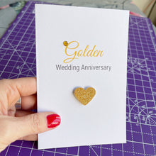 Load image into Gallery viewer, Golden Wedding Anniversary Card - 50th Anniversary