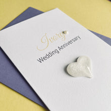 Load image into Gallery viewer, Ivory Anniversary Card - 14th Anniversary