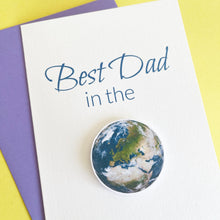 Load image into Gallery viewer, Best Dad In The World Card