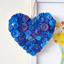 Load image into Gallery viewer, 45th Sapphire Wedding Anniversary Heart Gift