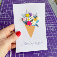 Load image into Gallery viewer, Thinking of you handmade card