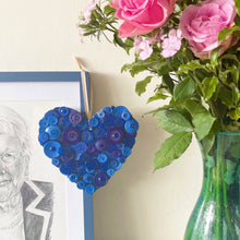 Load image into Gallery viewer, 45th Sapphire Wedding Anniversary Heart Gift