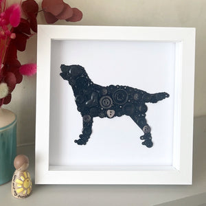Labrador Button Art Pet Portrait