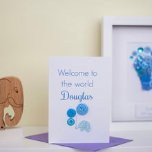 Load image into Gallery viewer, Personalised New Baby Card