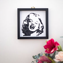 Load image into Gallery viewer, Wall mounted Marilyn Monroe black and white artwork
