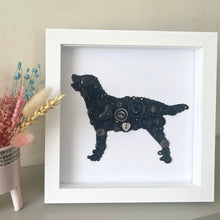 Load image into Gallery viewer, Labrador Button Art Pet Portrait