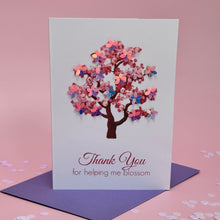 Load image into Gallery viewer, Thank You For Helping Me Blossom | Teacher Thank You Card