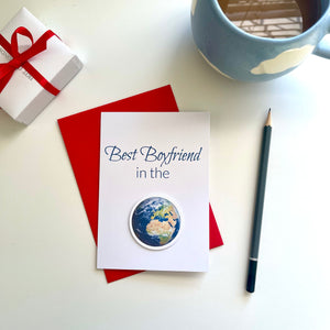 Best Boyfriend In The World Valentine's Day Card