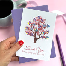 Load image into Gallery viewer, Thank You For Helping Me Blossom | Teacher Thank You Card