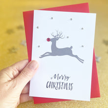 Load image into Gallery viewer, Reindeer christmas card