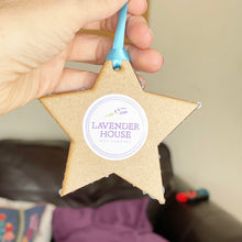 Load image into Gallery viewer, Personalised star ornament
