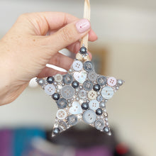 Load image into Gallery viewer, Star Hanging Decoration - Grey