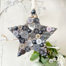Load image into Gallery viewer, Star Hanging Decoration - Grey