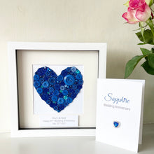 Load image into Gallery viewer, 45th Wedding Anniversary Personalised Gift - Sapphire