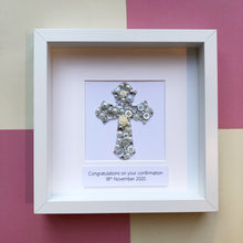 Load image into Gallery viewer, Sparkly Cross Confirmation Christening Gift