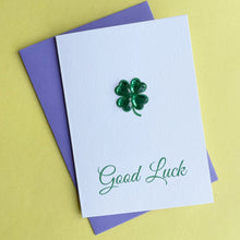 Load image into Gallery viewer, Good Luck Handmade Card