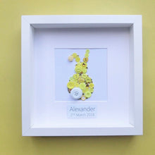 Load image into Gallery viewer, Gorgeous bunny button art - perfect nursery decor