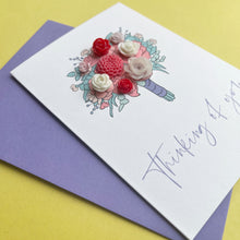 Load image into Gallery viewer, Pack of 3 Handmade Floral Note Cards