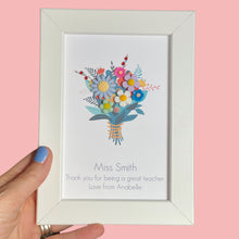 Load image into Gallery viewer, Framed Teacher Thank You Bouquet