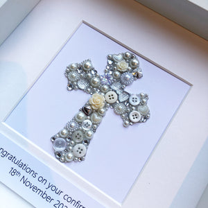 Sparkly Cross Confirmation Christening Gift