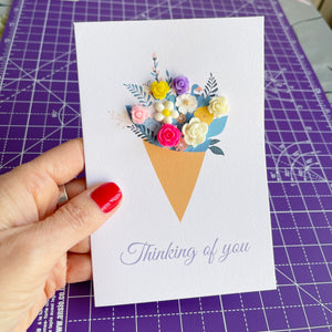 Thinking of you handmade card