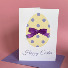 Load image into Gallery viewer, Happy Easter Card - Easter Egg A6 Handmade Card